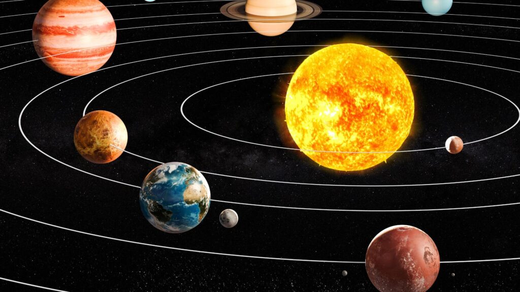 solar system wallpaper