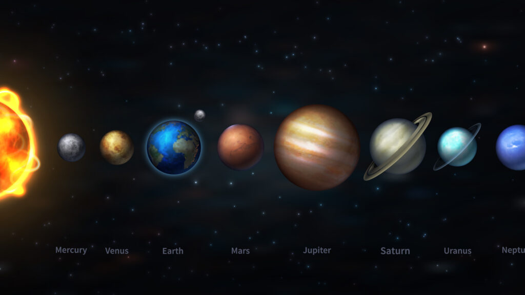 solar system wallpaper