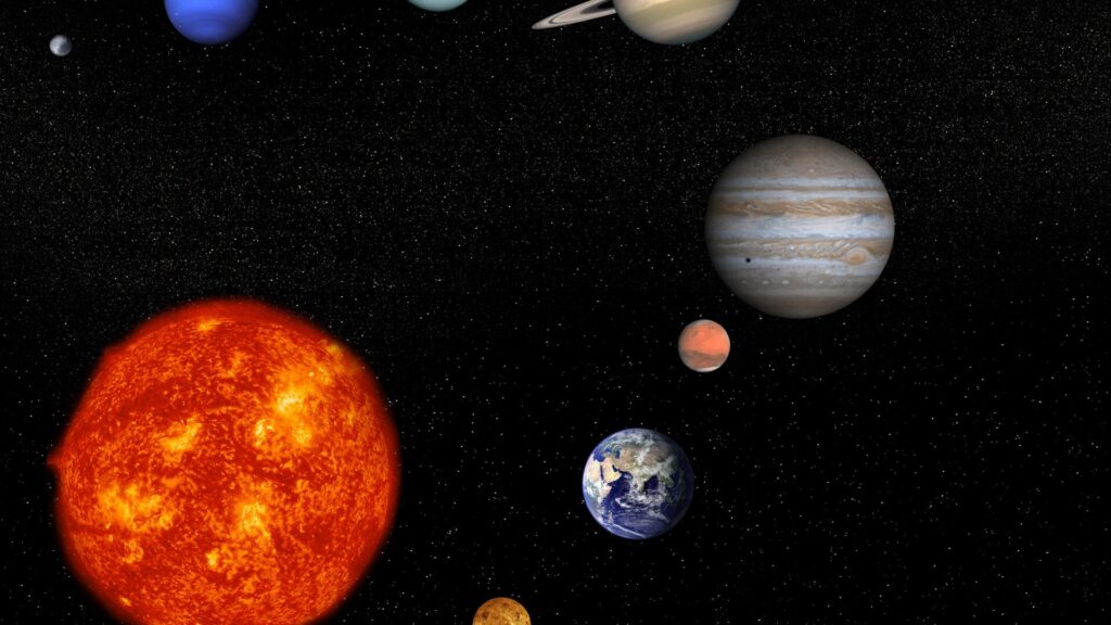 solar system wallpaper