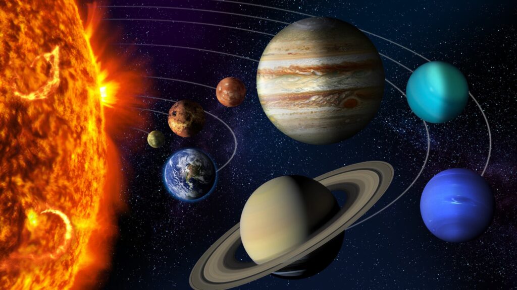 solar system wallpaper